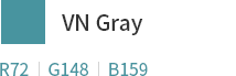 VN Gray : R72,G148,B159